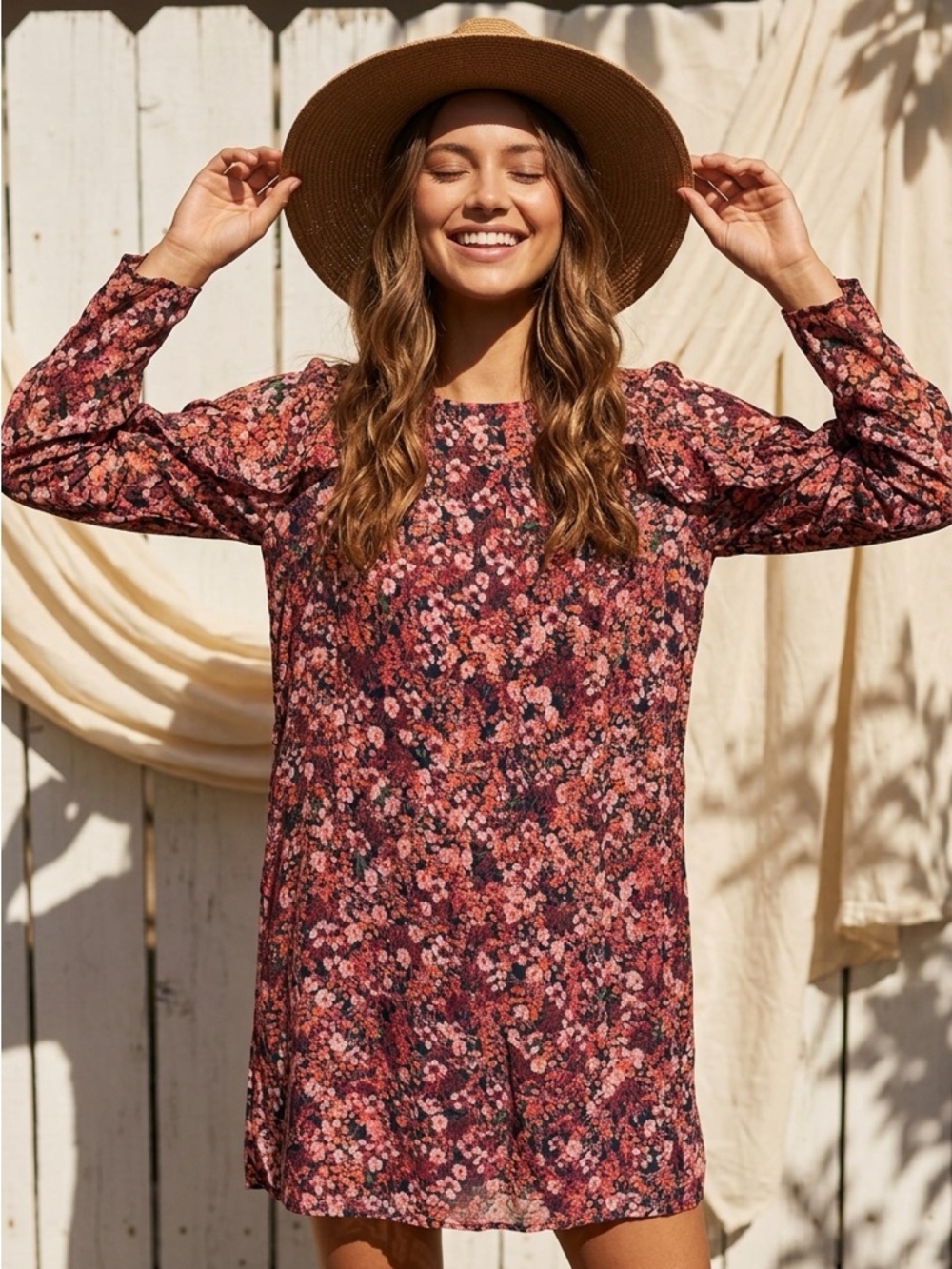 Pretty Nee With Tag H&M Floral Dress, Size M